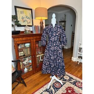 white christmas dresses Freya Indigo Twill Dress | Indigo